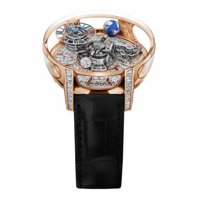 Montre Jacob & Co Astronomia Sky Gravitational Triple-Axis Flying Tourbillon Baguette Celestial Panorama Édition Limitée