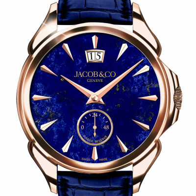Montre Jacob & Co Palatial Classic Manual Big Date "Lapis Lazuli"