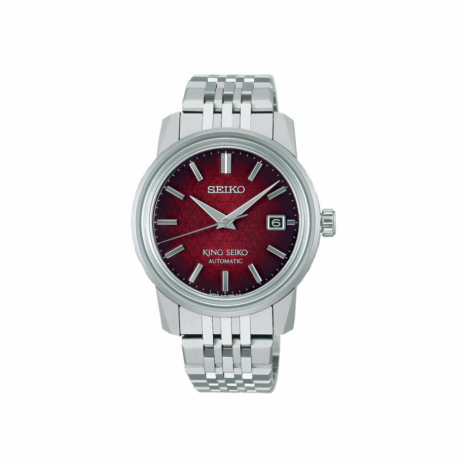 King Seiko KSK Automatic Plum Red SJE103J1 watch