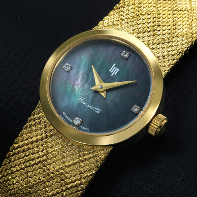 Montre Lip Henriette Manchette Diamants 22mm 671616