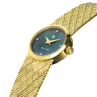 Montre Lip Henriette Manchette Diamants 22mm 671616