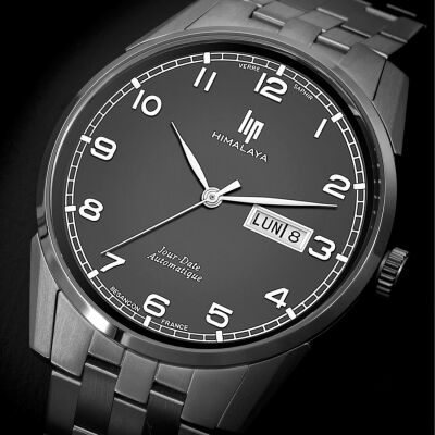 Montre Lip Himalaya 40mm Jour Date 671671