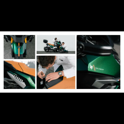Montre Lip x Peugeot Motocycles Himalaya Automatique Squelette 40mm 671731
