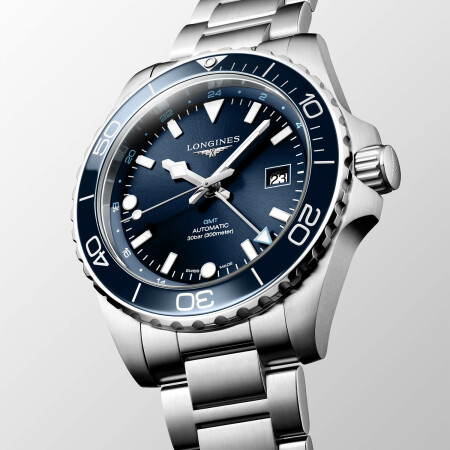 Montre Longines Hydroconquest GMT 43mm L3.890.4.96.6