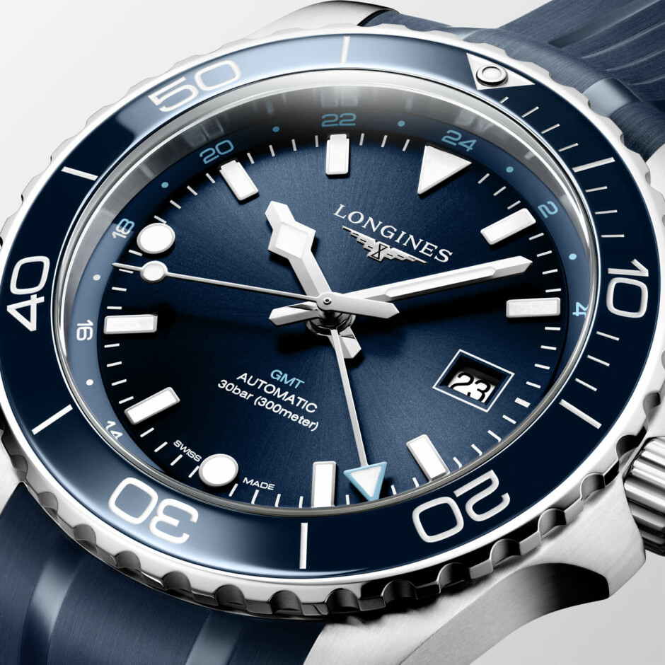 Montre Longines Hydroconquest GMT 43mm L3.890.4.96.9