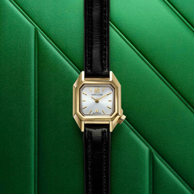 Montre MARCH LA.B MINI MANSART Electrique - Continental - Chevreau noir