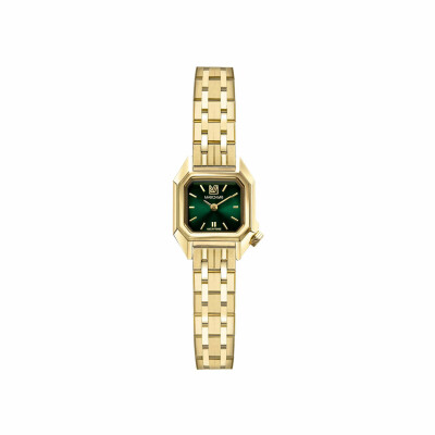 Montre MARCH LA.B MINI MANSART Electrique - Emerald - Acier doré