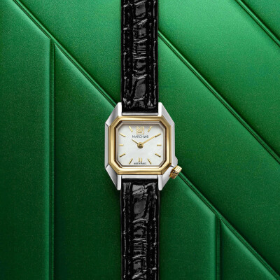 Montre MARCH LA.B MINI MANSART Electrique - Nacre - Alligator noir