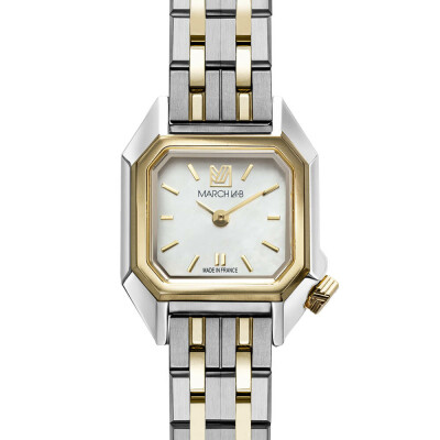 Montre MARCH LA.B MINI MANSART Electrique - Nacre - Acier Bicolore