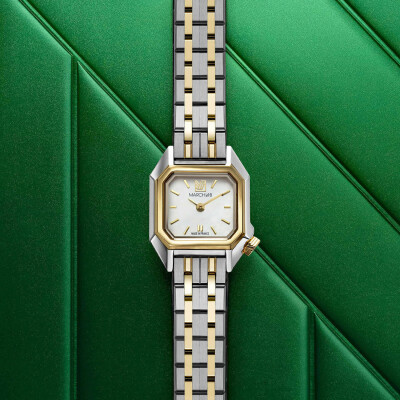Montre MARCH LA.B MINI MANSART Electrique - Nacre - Acier Bicolore
