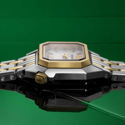 Montre MARCH LA.B MINI MANSART Electrique - Nacre - Acier Bicolore