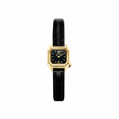 Montre MARCH LA.B MINI MANSART Electrique - Supreme - Chevreau noir
