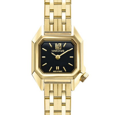 Montre MARCH LA.B MINI MANSART Electrique - Supreme - Acier doré
