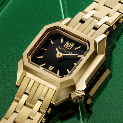 Montre MARCH LA.B MINI MANSART Electrique - Supreme - Acier doré