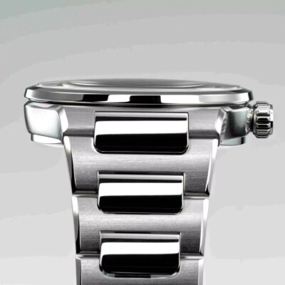 Montre MeisterSinger Kaenos Open Date - Taille soleil bleu clair