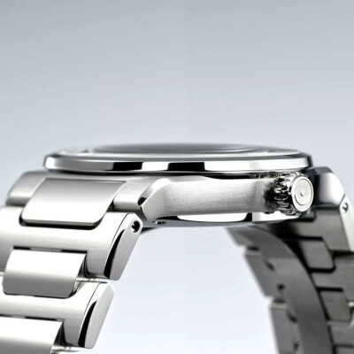 Montre MeisterSinger Kaenos Open Date - Taille soleil bleu clair