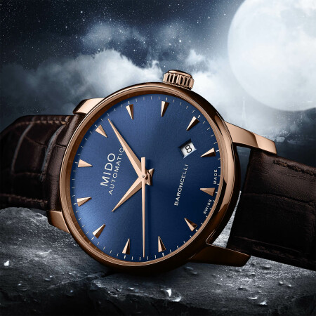 Montre Mido Baroncelli Midnight Blue Gent M8600.3.15.8