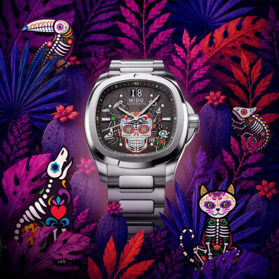 Montre Mido Multifort TV Big Date Alebrijes Édition Spéciale M049.526.11.081.02