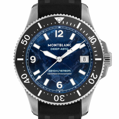 Montre Montblanc Iced Sea 0 Oxygen Deep 4810