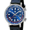 Montre Lip Nautic GMT Auto bleue