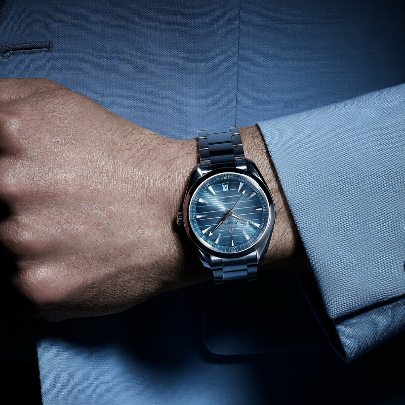 OMEGA Seamaster Aqua Terra 150M Co-Axial Master Chronometer 41mm Summer Blue watch