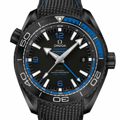 OMEGA Seamaster Planet Ocean 600M Deep Black Co-Axial Master Chronometer GMT 45,5mm-horloge