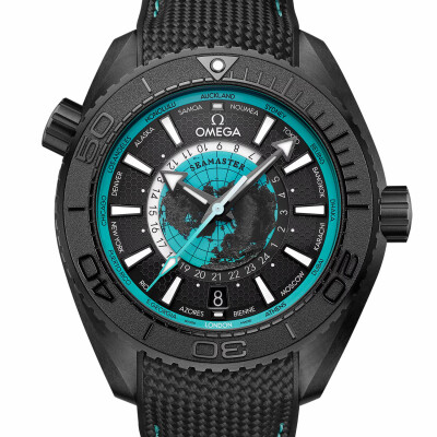 Montre OMEGA Seamaster Planet Ocean 600M Co-Axial Master Chronometer GMT Worldtimer 45,5mm 21592462201006