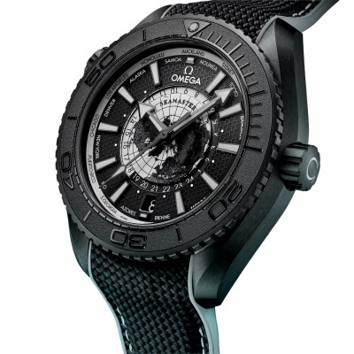 OMEGA Seamaster Planet Ocean 600M Co-Axial Master Chronometer GMT Worldtimer watch 45.5mm
