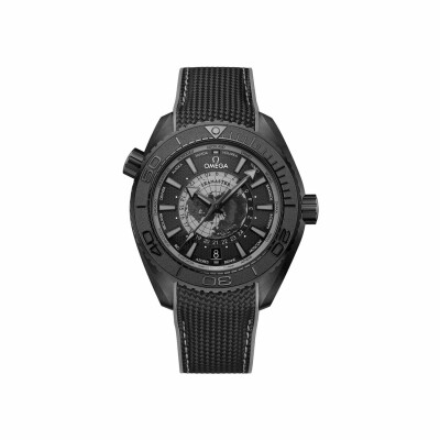 OMEGA Seamaster Planet Ocean 600M Co-Axial Master Chronometer GMT Worldtimer watch 45.5mm