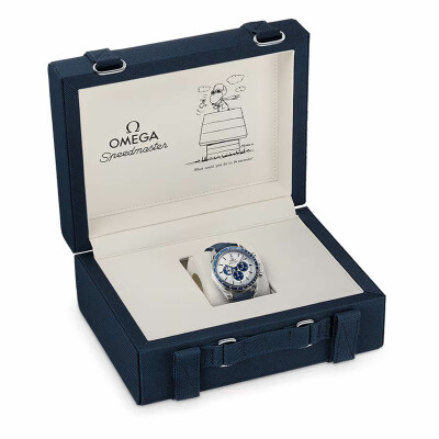 OMEGA Speedmaster Moonwatch Anniversary Edition Silver Snoopy Award watch