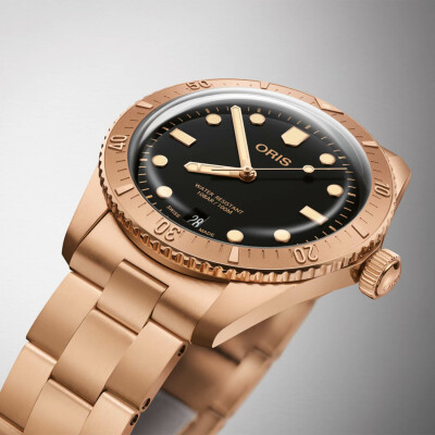 Montre Oris Divers Sixty-Five Date Bronze