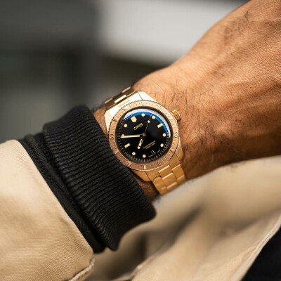 Montre Oris Divers Sixty-Five Date Bronze