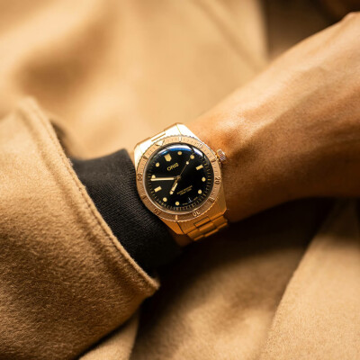 Montre Oris Divers Sixty-Five Date Bronze