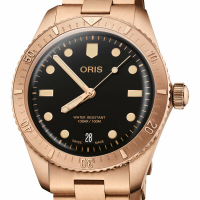 Montre Oris Divers Sixty-Five Date Bronze