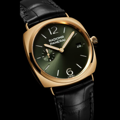 Montre Panerai Radiomir Quaranta en or jaune