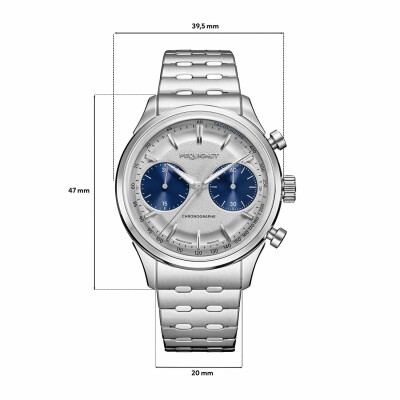 Montre Pequignet Royale Paris Chrono 39.5mm 9120313