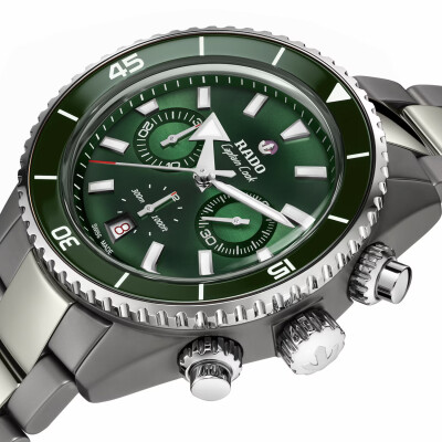 RADO Captain Cook High-Tech Ceramic Automatic Chronograph R32189313 watch