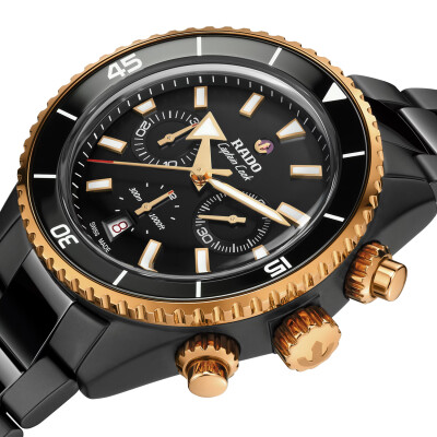 Montre RADO Captain Cook High-Tech Ceramic Automatic Chronograph R32190153