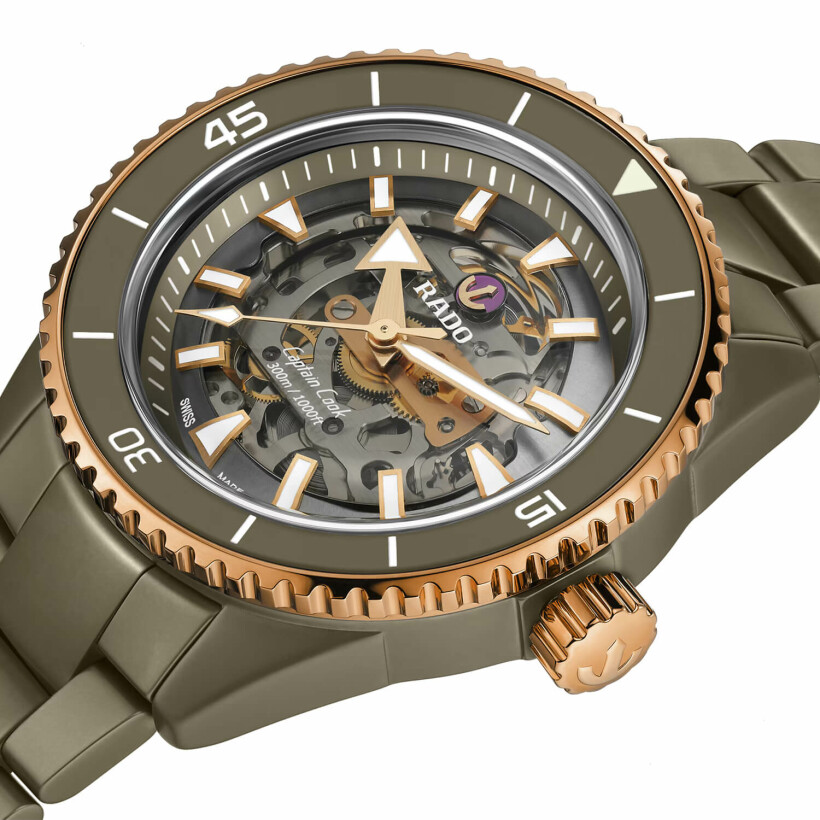 Montre RADO Captain Cook Automatic High-Tech Ceramic Skeleton R32150162