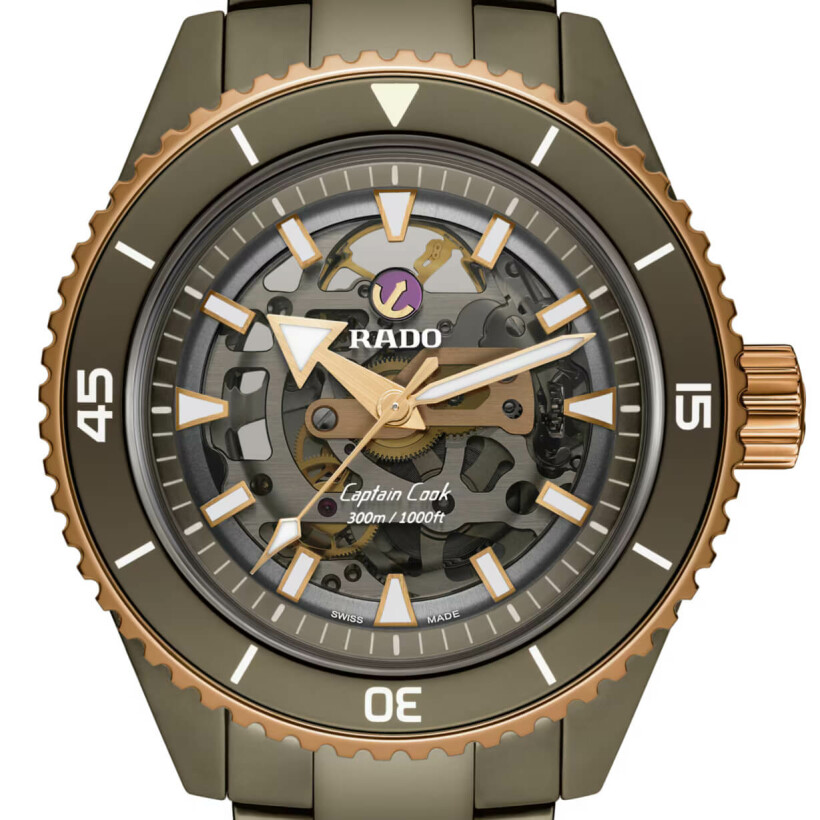 Montre RADO Captain Cook Automatic High-Tech Ceramic Skeleton R32150162