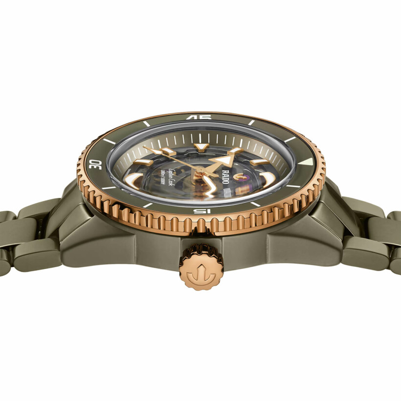 Montre RADO Captain Cook Automatic High-Tech Ceramic Skeleton R32150162