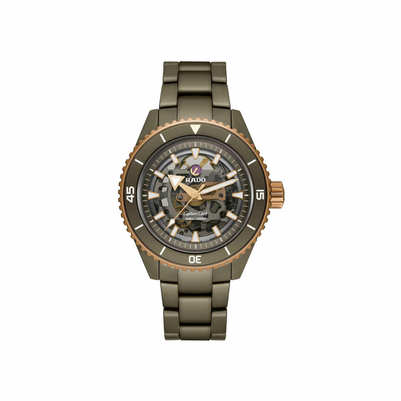 Montre RADO Captain Cook Automatic High-Tech Ceramic Skeleton R32150162