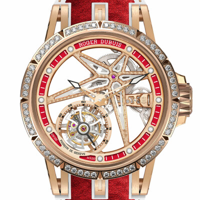 Roger Dubuis Excalibur Spider Pink Gold 39mm watch