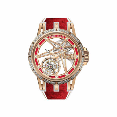 Roger Dubuis Excalibur Spider Pink Gold 39mm watch