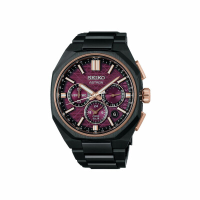 Seiko Astron Quartz Chronograph Solar GPS Dual Time Crystal Formation Limited Edition HAB006J1 watch