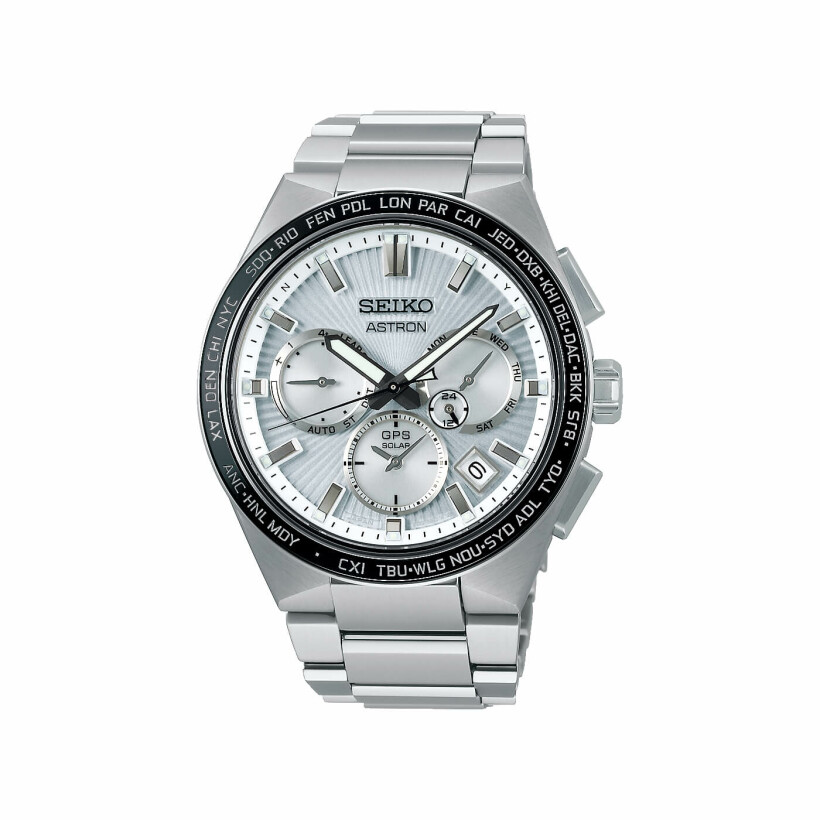 Montre Seiko Astron GPS Solaire 5X53 Titane SSH117