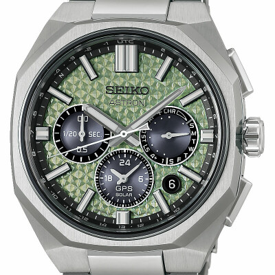 Montre Seiko Astron Chronographe Quartz GPS Solaire Dual Time Édition Limitée HAB005J1