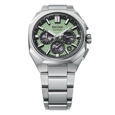 Montre Seiko Astron Chronographe Quartz GPS Solaire Dual Time Édition Limitée HAB005J1