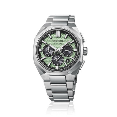 Montre Seiko Astron Chronographe Quartz GPS Solaire Dual Time Édition Limitée HAB005J1