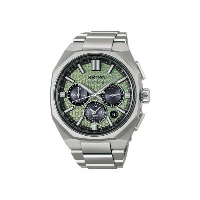 Montre Seiko Astron Chronographe Quartz GPS Solaire Dual Time Édition Limitée HAB005J1